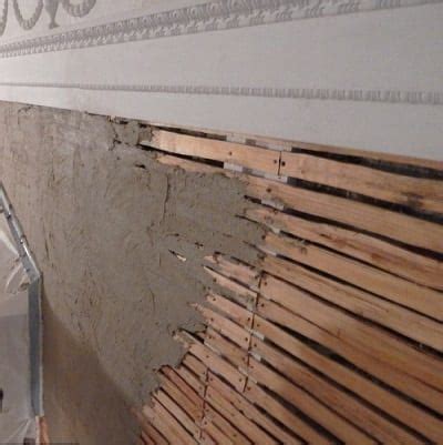 Running wiring through horse hair plaster walls